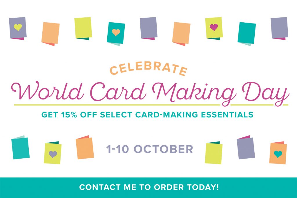  Stampin' Up! World Card Making Day Offer