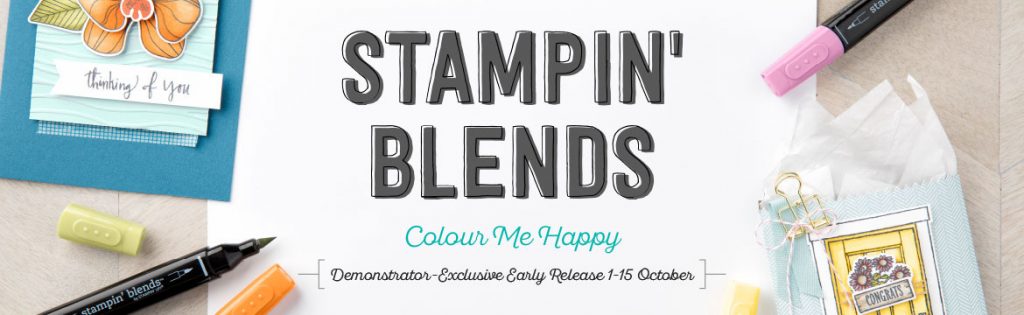 Exclusive Stampin' Blends by Stampin' Up! available when you join in October