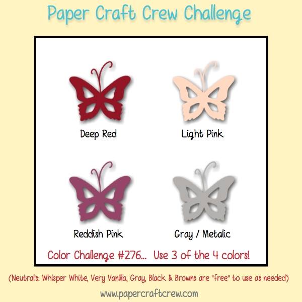 Paper Craft Crew Colour Challenge #PCC276 using Stampin' Up! products order from Mitosu Crafts UK Online Shop