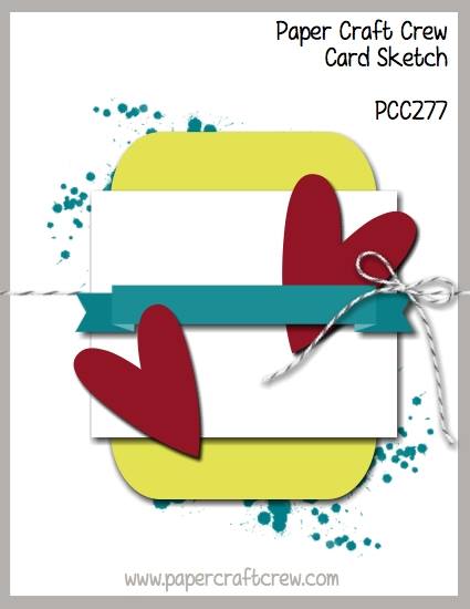 Paper Craft Crew Card Sketch Challenge #PCC277 using Stampin' Up! Products Order from Mitosu Crafts UK Online Shop