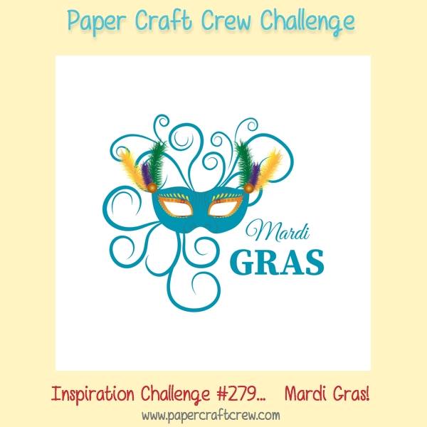 Paper Craft Crew Mardi Gras Inspiration Challenge #PCC279 using Stampin' Up! products order SU craft supplies from Mitosu Crafts UK Online Shop