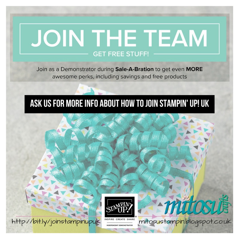  Join Stampin' Up! UK with Mitosu Crafts