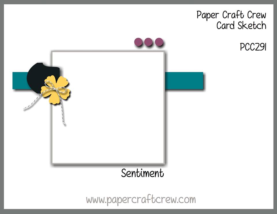 Paper Craft Crew Card Sketch Challenge #PCC291 order Stampin' Up! from Mitosu Crafts UK Online Shop