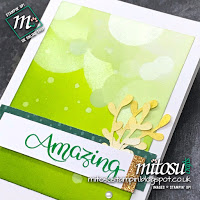 Stampin' Up! Shimmer Paint Bokeh Card Idea. Order craft supplies from Mitosu Crafts UK Online Shop