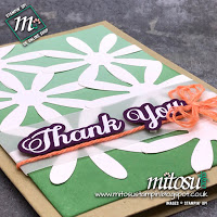 Stampin' Up! Daisy Delight and Daisy Punch Handmade Card Idea. Order Cardmaking Supplies from Mitosu Crafts UK Online Shop