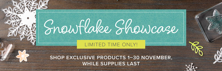 Stampin' Up! Snowflake Showcase Exclusive Craft Supplies from Mitosu Crafts UK Online Shop
