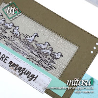 By The Bay Stampin' Up! 2019 Sale-A-Bration SAB Card Idea. Order craft materials from Mitosu Crafts UK online shop