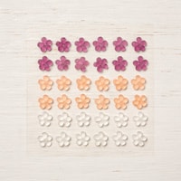 Frosted Flower Embellishments