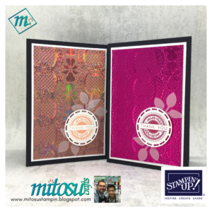 Stampin' Up! Sale-A-Bration Card Project Idea with Foils from Mitosu Crafts