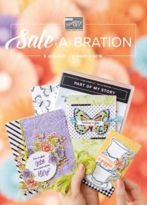  Stampin' Up! 2019 Sale-A-Bration Brochure - FREE Craft Materials