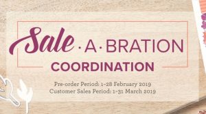 Sale-A-Bration Coordination Limited Time Release Craft Products from Mitosu Crafts