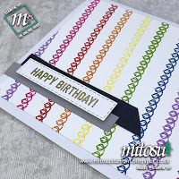 Amazing Life Stampin' Up! Birthday Rainbow Card Idea. Order Cardmaking Products from Mitosu Crafts UK Online Shop 24/7