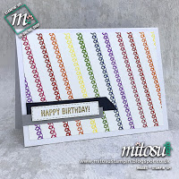 Amazing Life Stampin' Up! Birthday Rainbow Card Idea. Order Cardmaking Products from Mitosu Crafts UK Online Shop 24/7