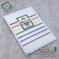 Amazing Life Stampin' Up! I Believe Rainbow Card Idea. Order Cardmaking Products from Mitosu Crafts UK Online Shop 24/7