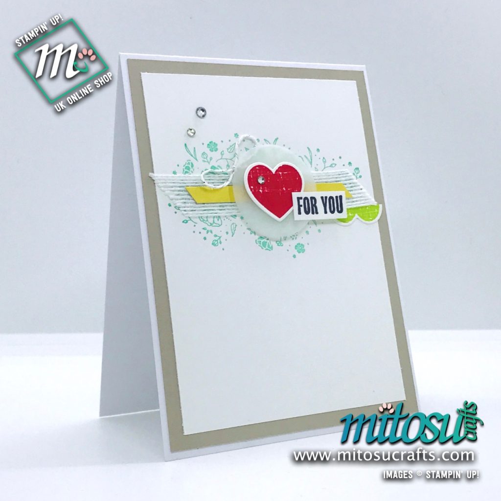 Wood Words Stampin' Up! Card Idea from Mitosu Crafts