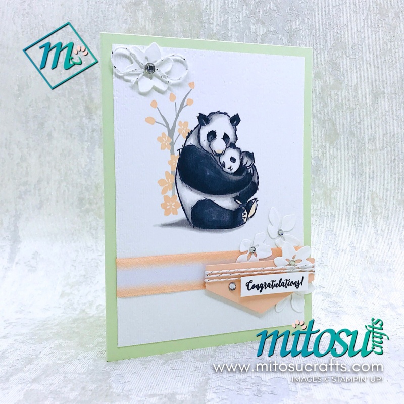 Wildly Happy Panda by Stampin' Up! for Paper Craft Crew challenge from Mitosu Crafts