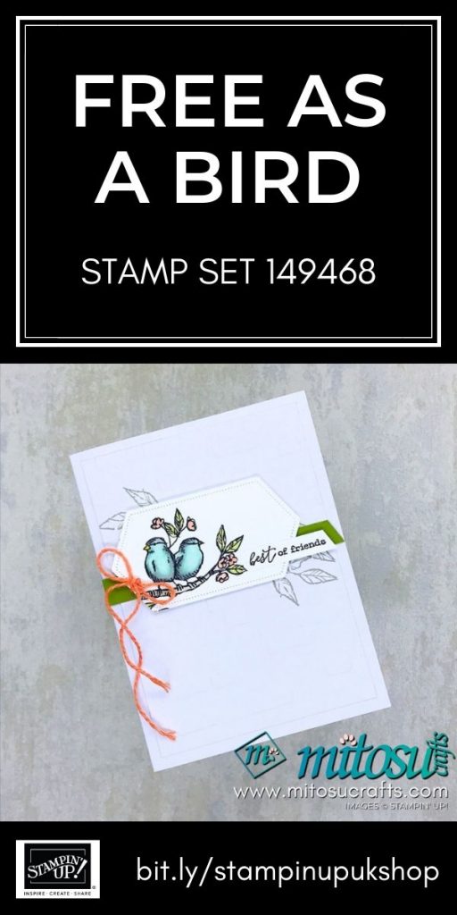 Free As A Bird by Stampin' Up! order online from Mitosu Crafts 24/7