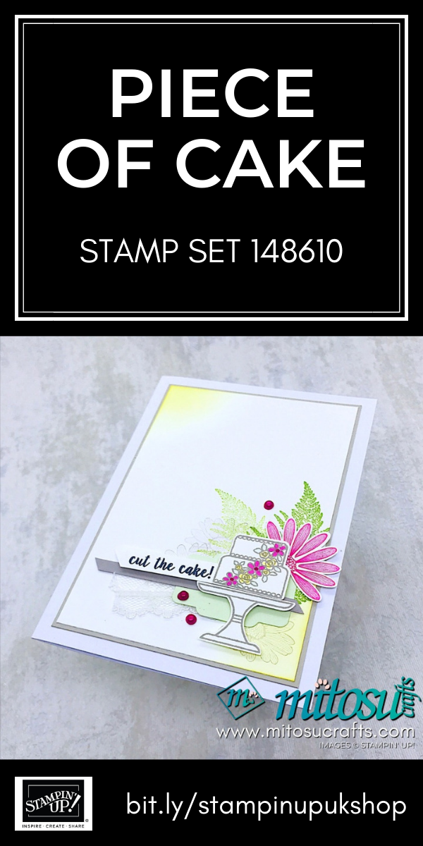 Piece of Cake Stampin' Up! Card Ideas for Stamp Review Crew from Mitosu Crafts 