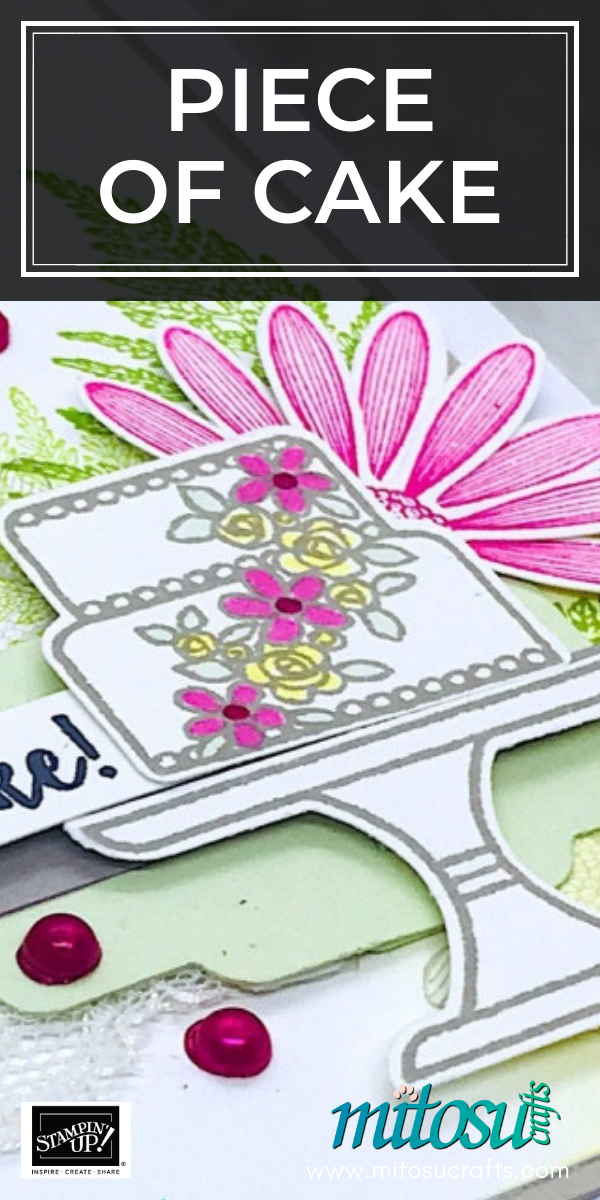 Piece of Cake Stampin' Up! Card Ideas for Stamp Review Crew from Mitosu Crafts 