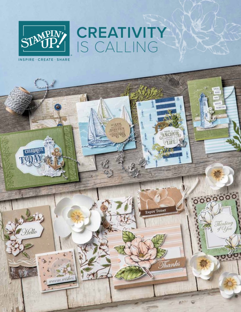 2019-2020 Stampin' Up! Annual Catalogue. Order cardmaking and papercraft products online from Mitosu Crafts 24/7