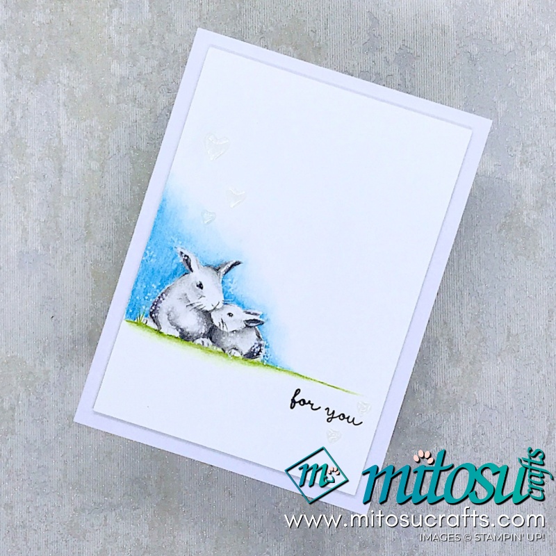 Wildly Happy Bunny Rabbit Stampin' Up! from Mitosu Crafts