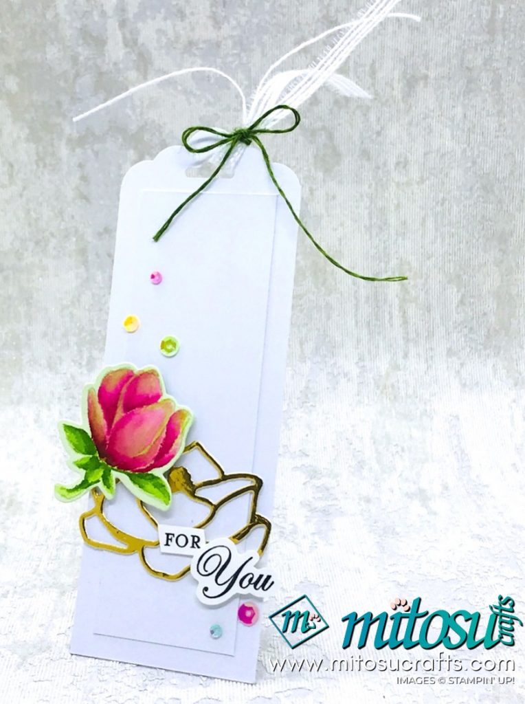 Good Morning Magnolia Stampin' Up! Gift Tag for Stamp Review Crew from Mitosu Crafts