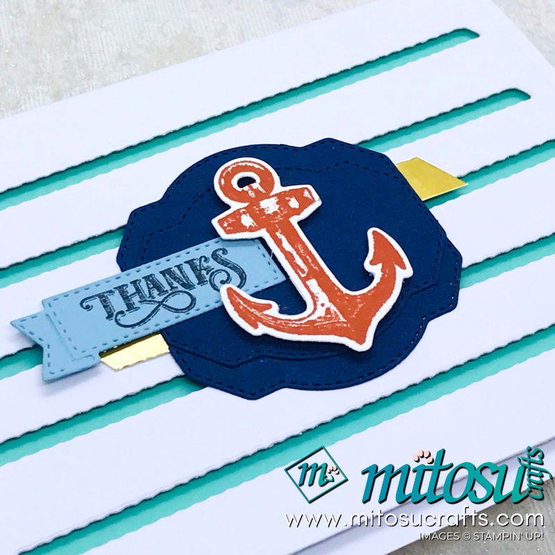 Modern Male Card with Smooth Sailing Die Background for Paper Craft Crew Challenge from Mitosu Crafts
