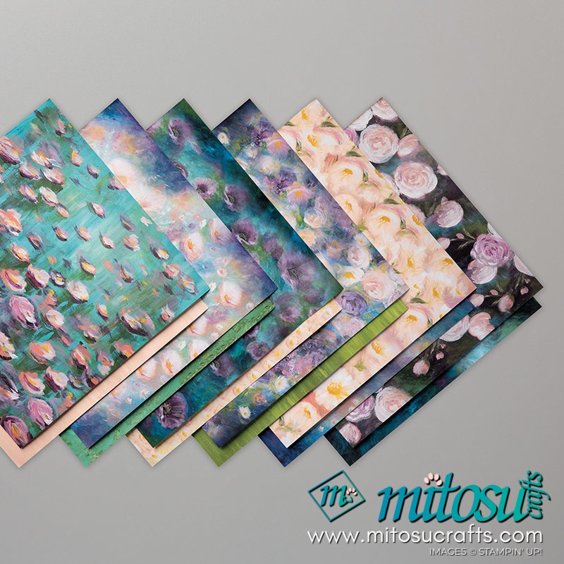 Perennial Essence Designer Series Paper available from Mitosu Crafts