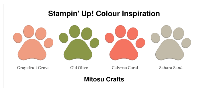 Stampin' Up! Colour Inspiration from Mitosu Crafts