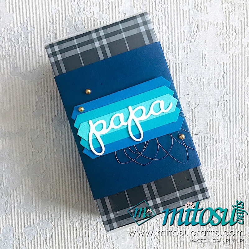 Stampin' Up! Well Written Masculine Gift from Mitosu Crafts