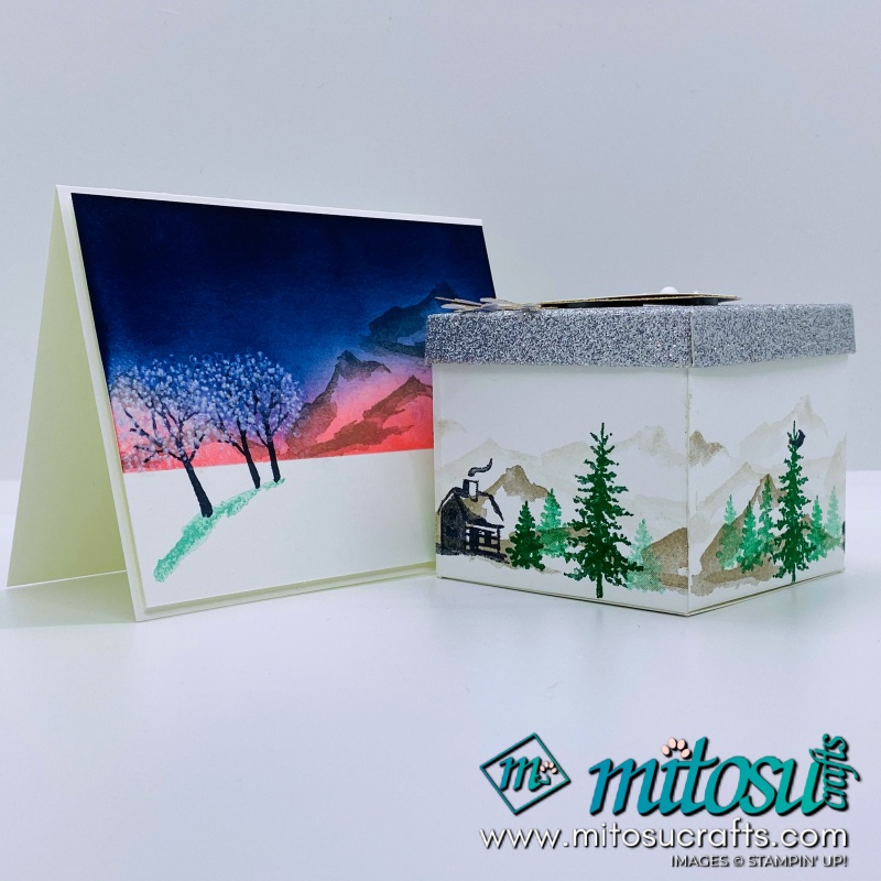Snow Front Box & Card from Mitosu Crafts