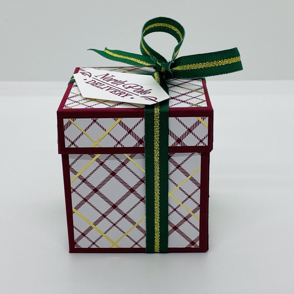 Bath Fizz Gift Box with Wrapped In Plaid DSP