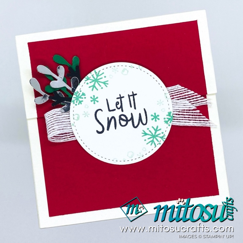 Let It Snow Stampin Up! Snowman Season Projects for The Gentlemen Crafters Inspiration Hop from Mitosu Crafts