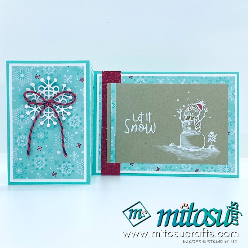 Snowman Season Z Fold Stampin Up! Card Idea from Mitosu Crafts 