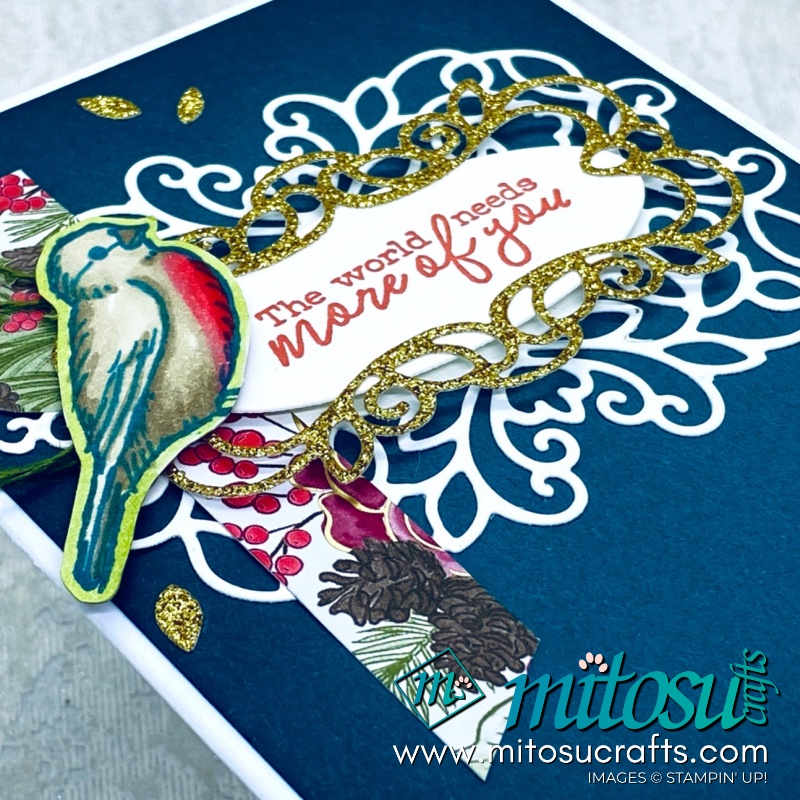 Free As A Bird Stampin Up! Card Inspiration for Paper Craft Crew Sketch from Mitosu Crafts
