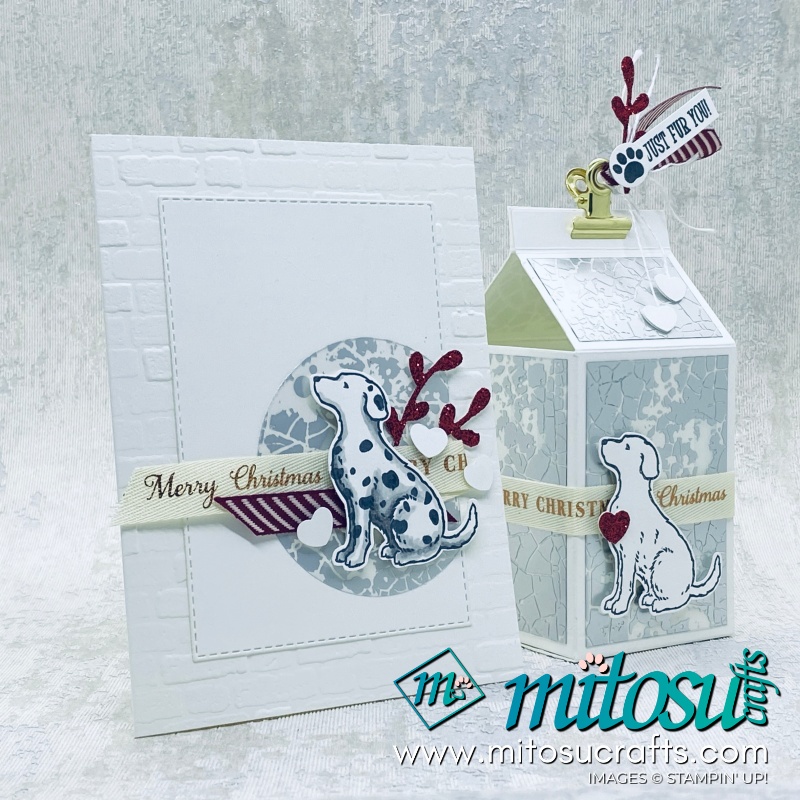 Happy Tails Stampin Up! Christmas Card for Stamp Review Crew from Mitosu Crafts