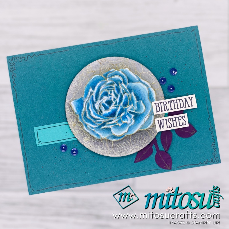 Breathtaking Bouquet Stampin Up Card Project Inspiration for Paper Craft Crew Challenge from Mitosu Crafts