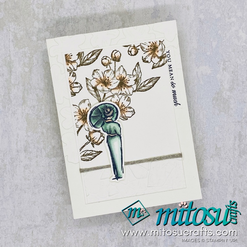 Forever Blossoms and Cherry Blossoms Dies Bundle with Power of Hope Stampin Up Card Idea for Stamp Review Crew from Mitosu Crafts
