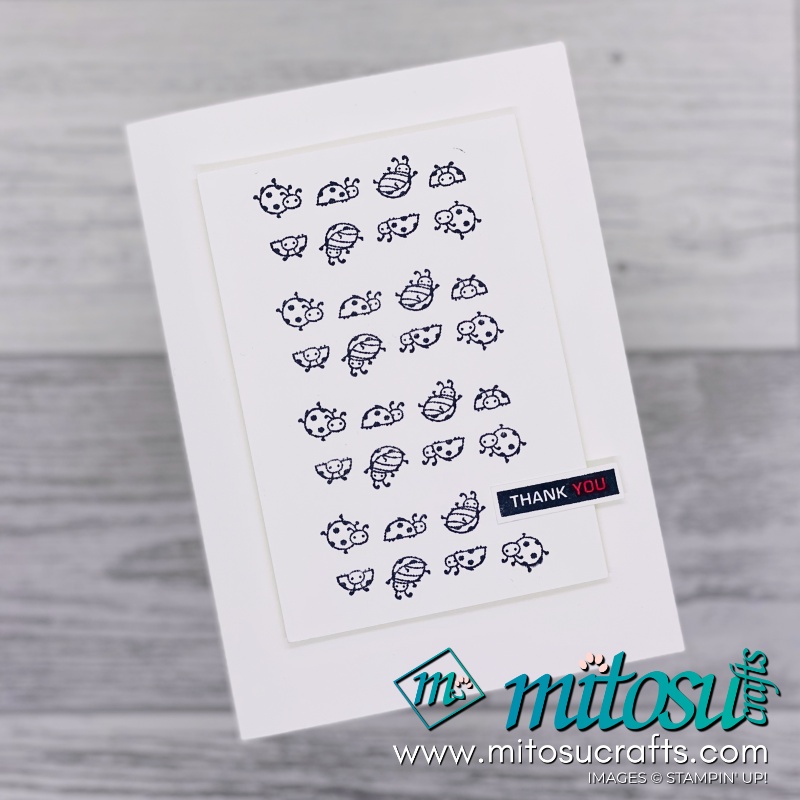 Stampin Up! Little Ladybug SAB Card Ideas for Stamp Review Crew. Order cardmaking products from Mitosu Crafts