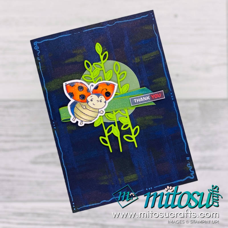 Stampin Up! Little Ladybug SAB Card Ideas for Stamp Review Crew. Order cardmaking products from Mitosu Crafts