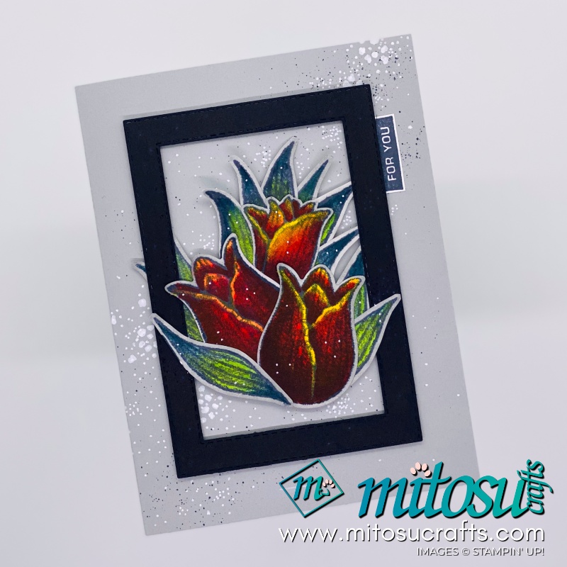 Colouring Timeless Tulips with Stampin' Blends Card Ideas for Stamp Review Crew from Mitosu Crafts UK