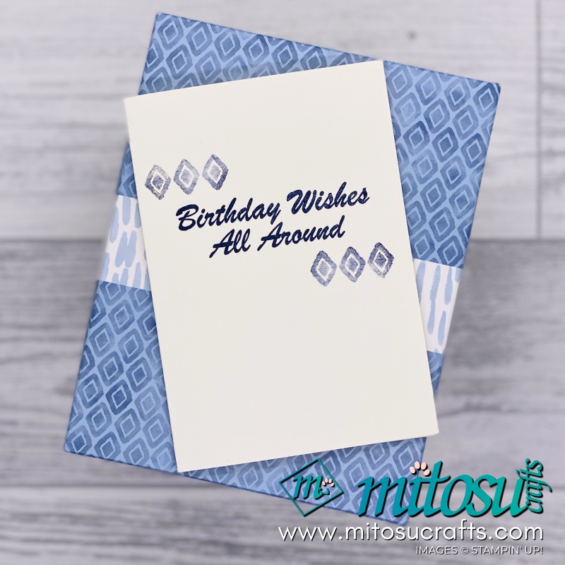 #simplestamping Three Cheers For You Alternative Notecard Project from Mitosu Crafts
