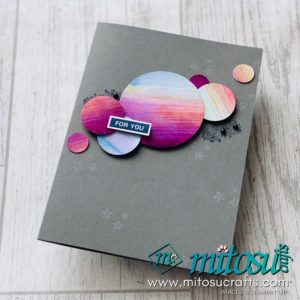 Stampin Up Cardmaking Ideas with Baby Wipe Swipe Technique from Jay Soriano. Order SU card making punches from Mitosu Crafts UK 24/7