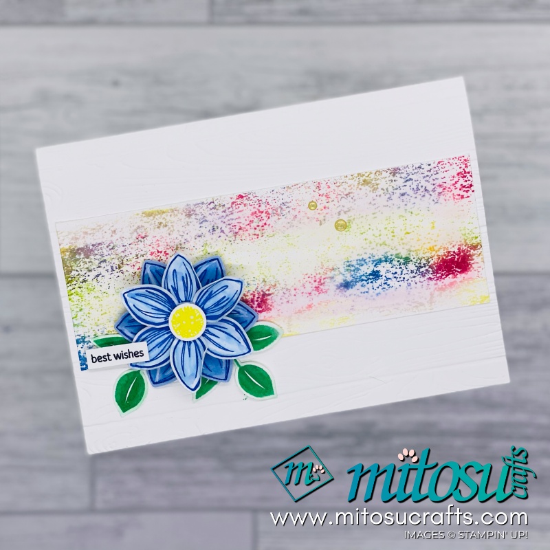 Floral Essence Card Idea for The Spot Creative Challenge for Stamp Review Crew from Mitosu Crafts UK