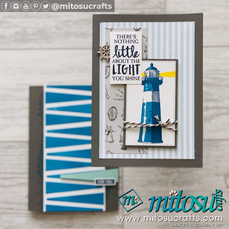Stampin Up High Tide Masculine Card Ideas by Barry & Jay Soriano. Order SU Card Making Products Online from Mitosu Crafts UK Shop